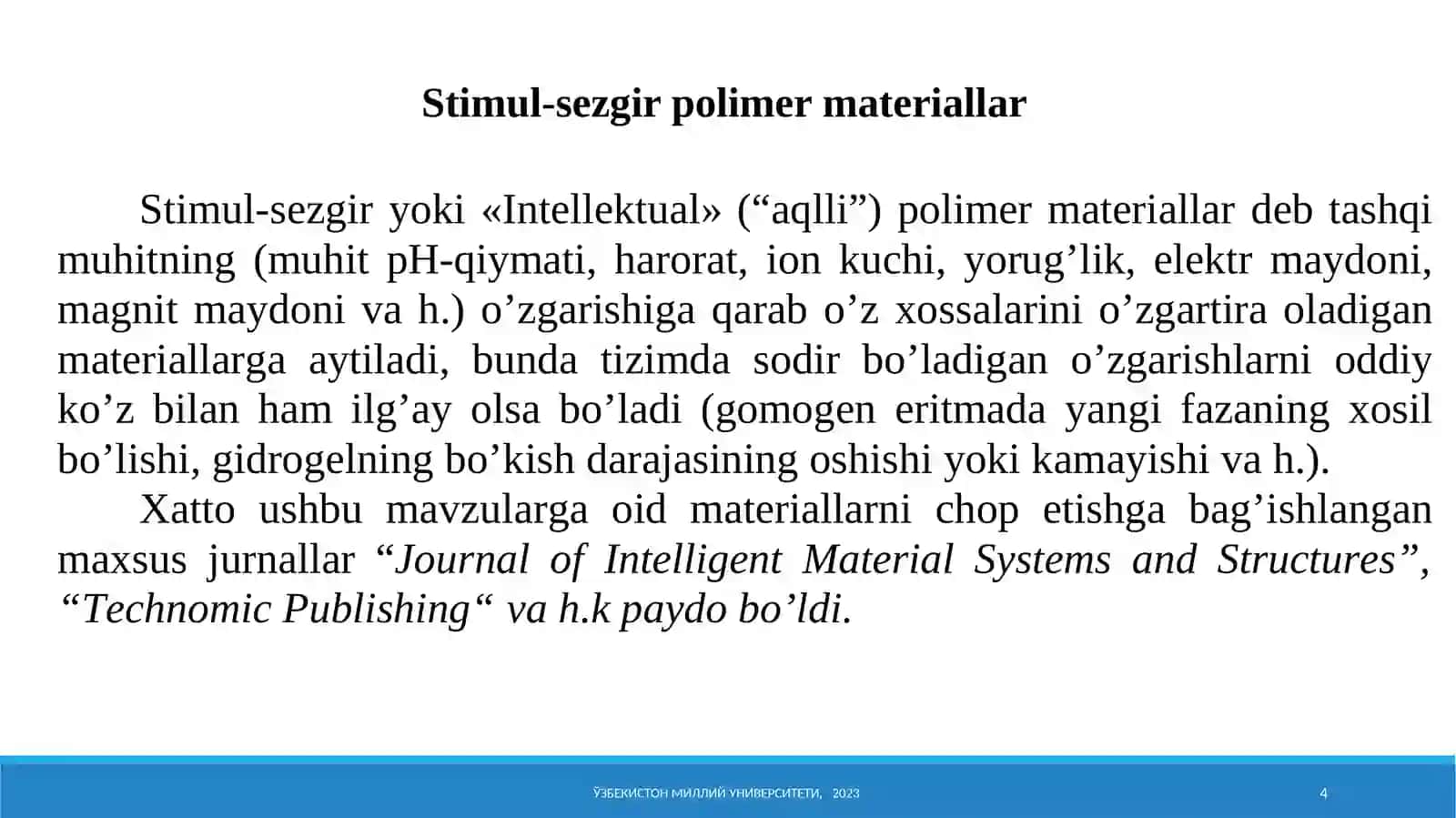 Maxsus xossali polimerlar 4