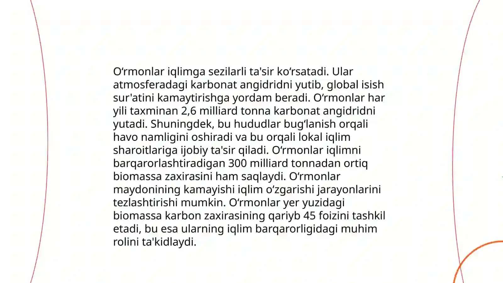 O’rmonlar va ularning ekologik ahamiyati 4