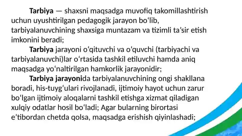Tarbiya turlari 4