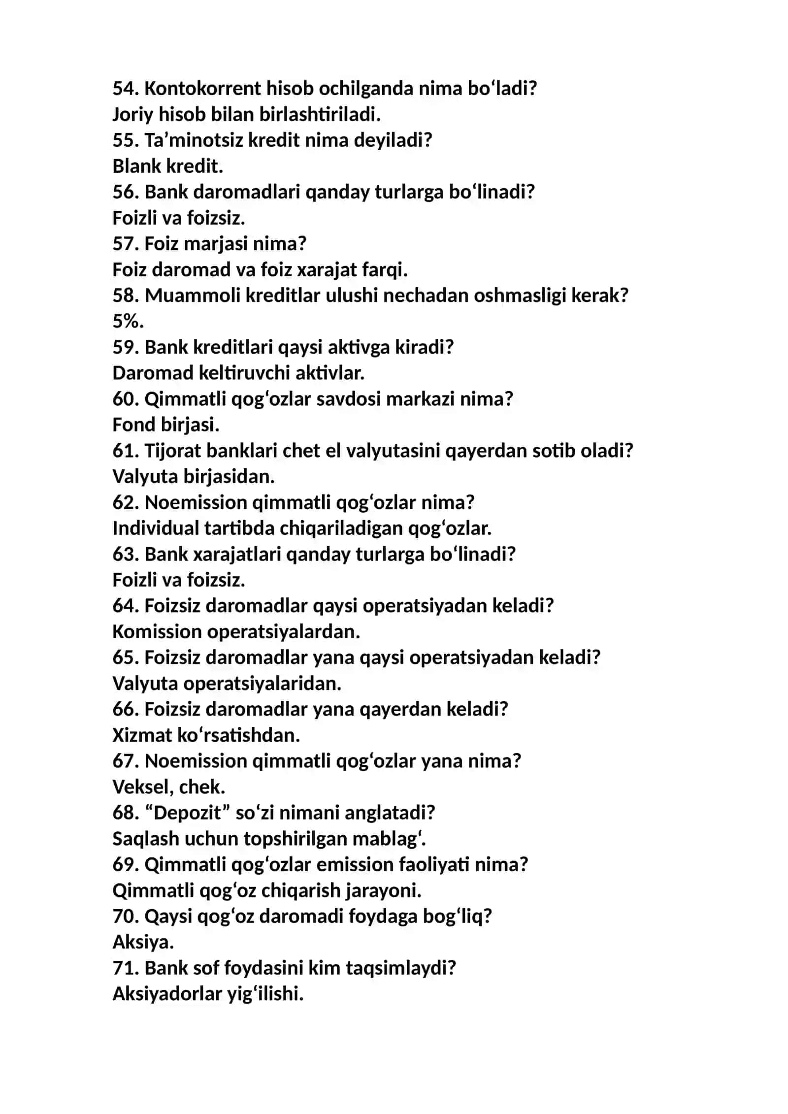 Bank ishi 2 yakuniy test 2025-2026 4
