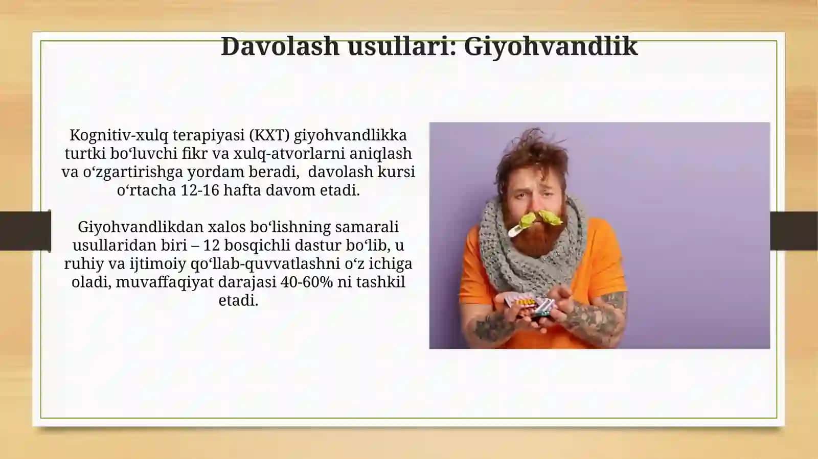 Giyohvandlik, Alkogolizm va Chekish 4