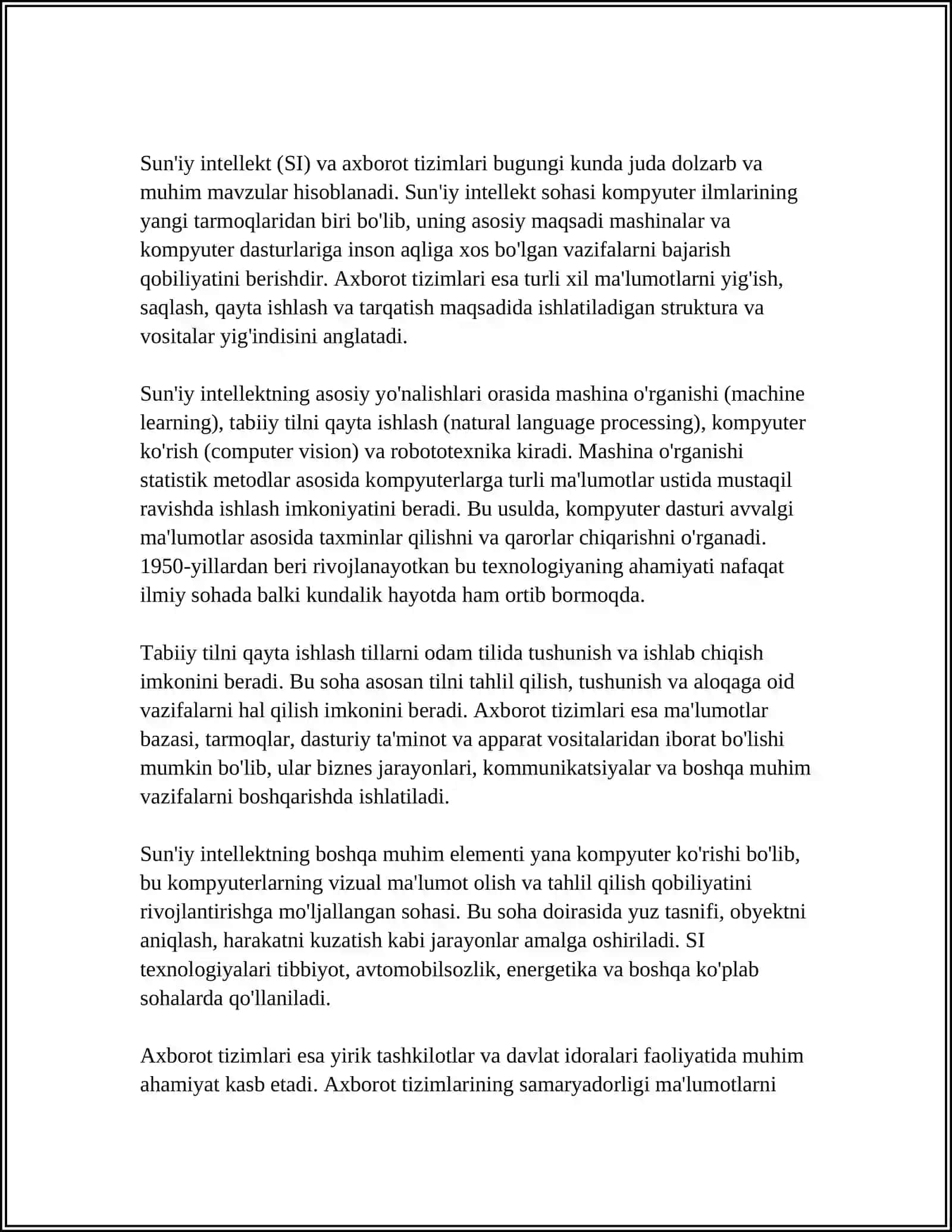 AXBOROTNI ANIQLASHNING AVTOMATLASHTIRILGAN TIZIMLARI 4