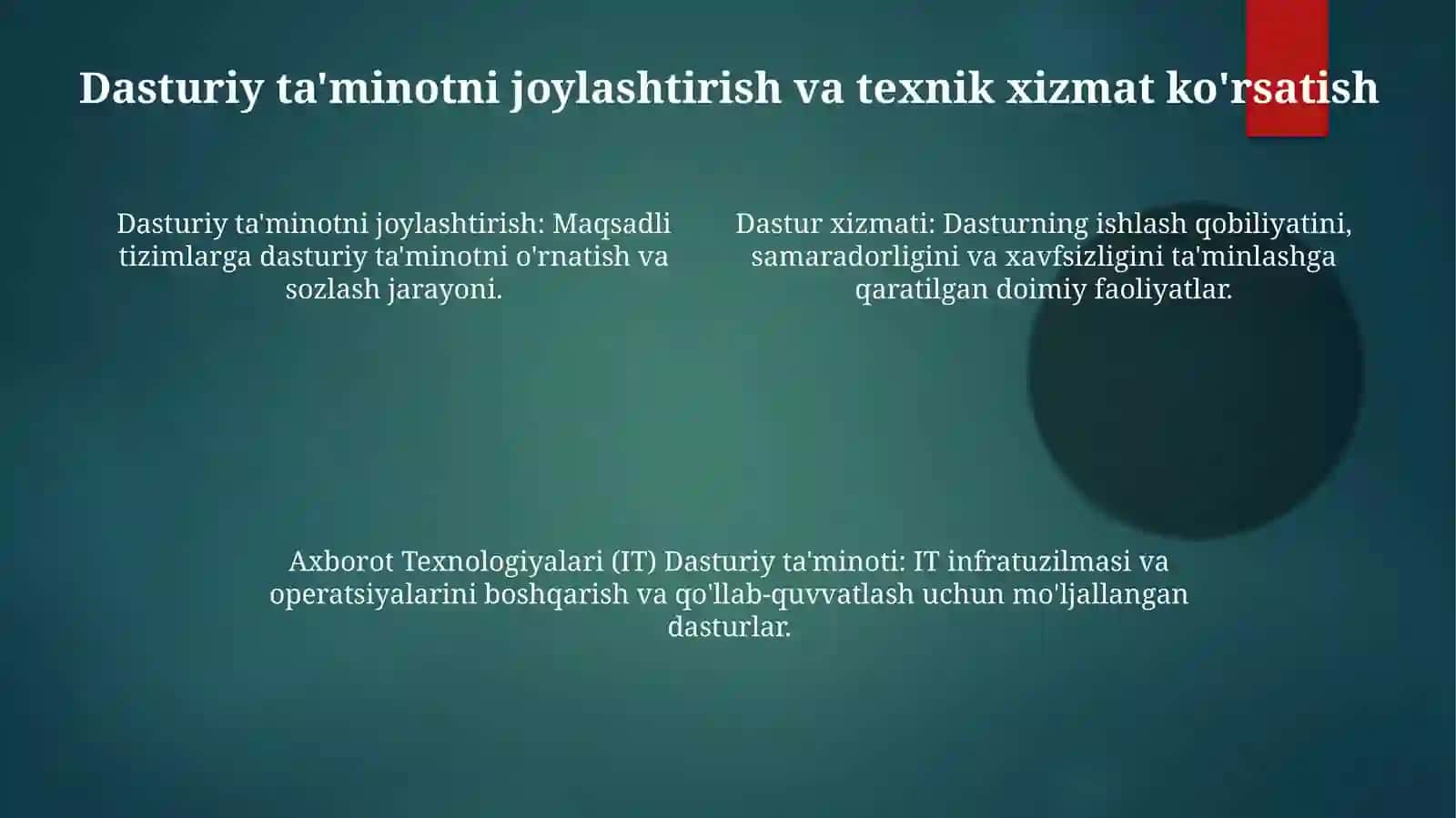 Axborottexnologiyalarningdasturiytaʼminoti 4
