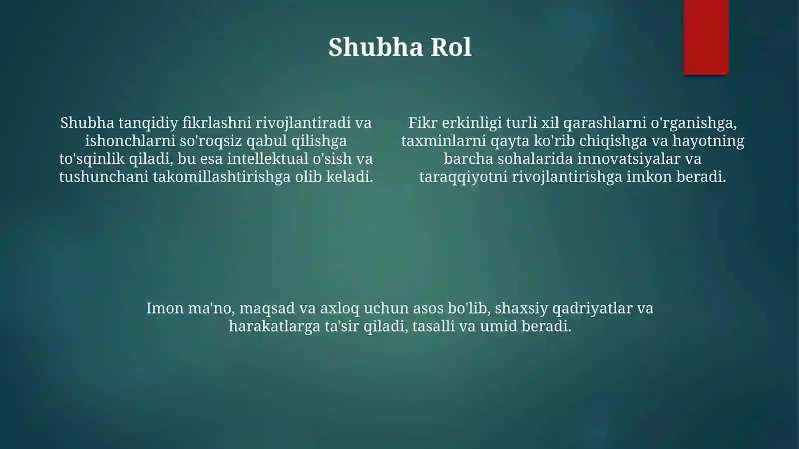 Dinvahurfikirlik 4