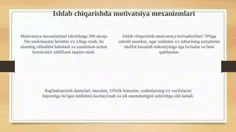 Inson omili va motivatsiya 4