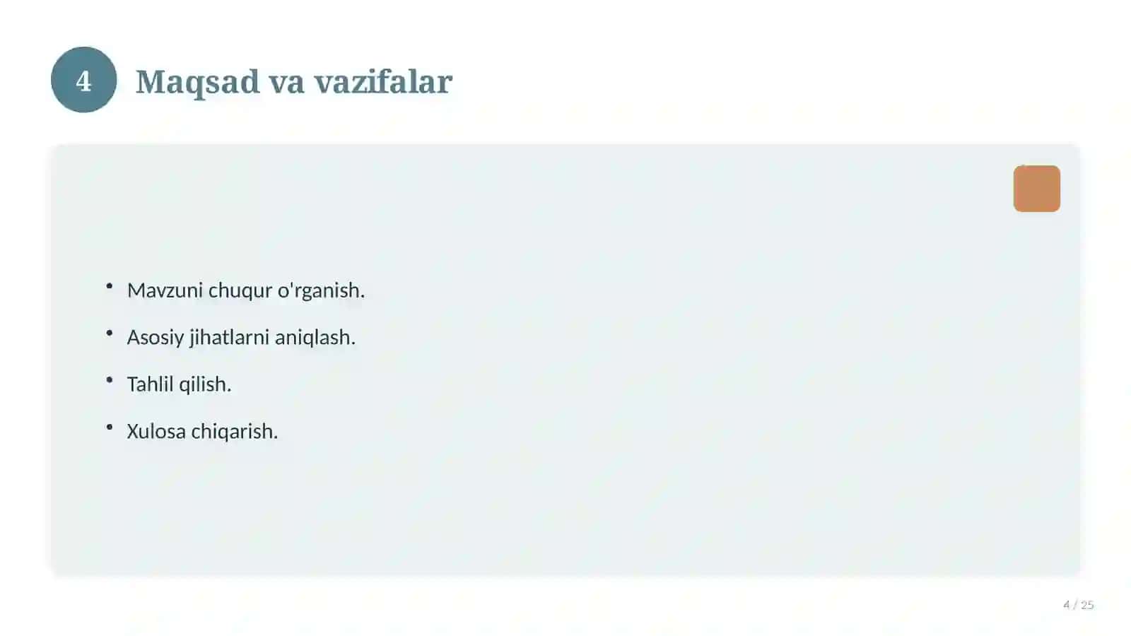Vaqtni to'g'ri taqsimlash 4