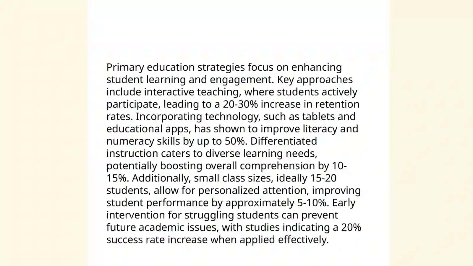 Early Childhood Education 4