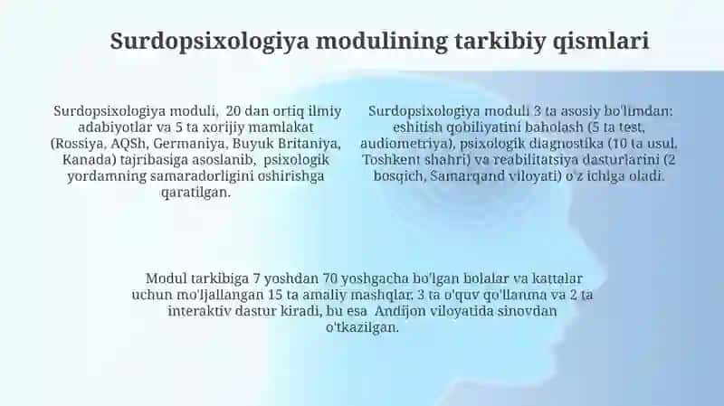 Surdopsixologiya moduli 4