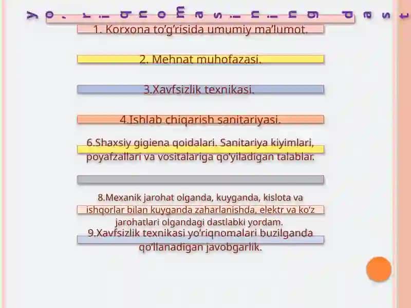 Xavfsiz faoliyatni tashkil qilish 4
