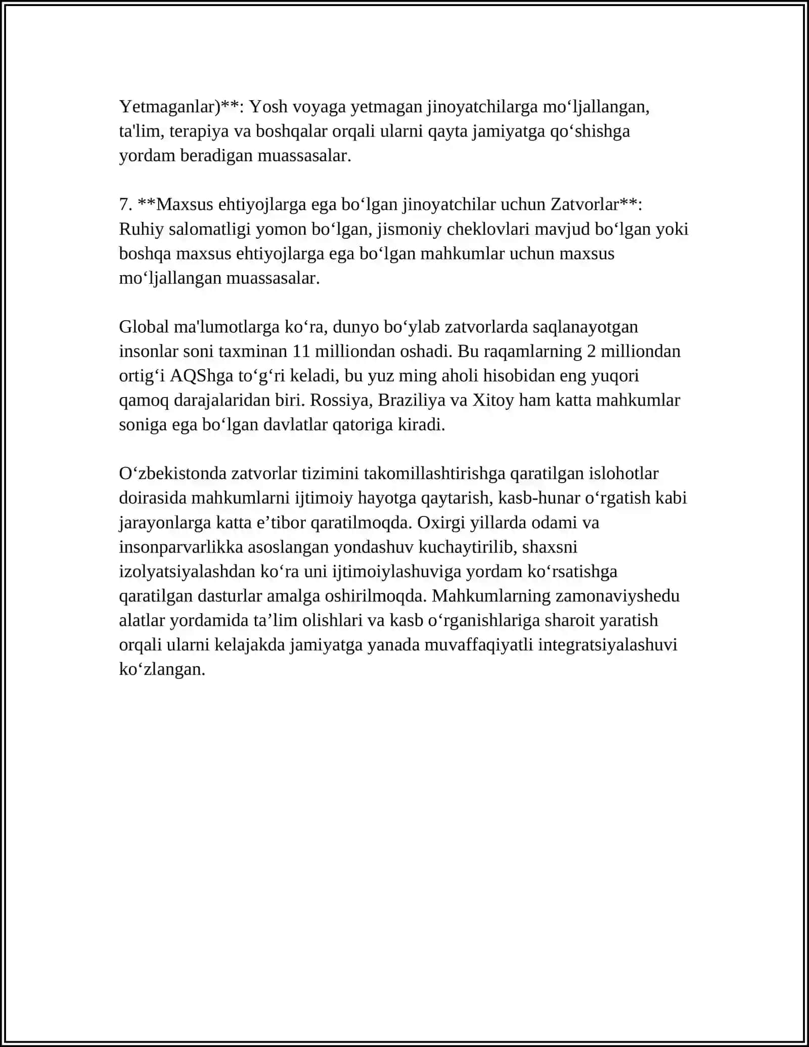 Zatvorlarni Boshqaradigan Mexanizm va Qurilmalar 4