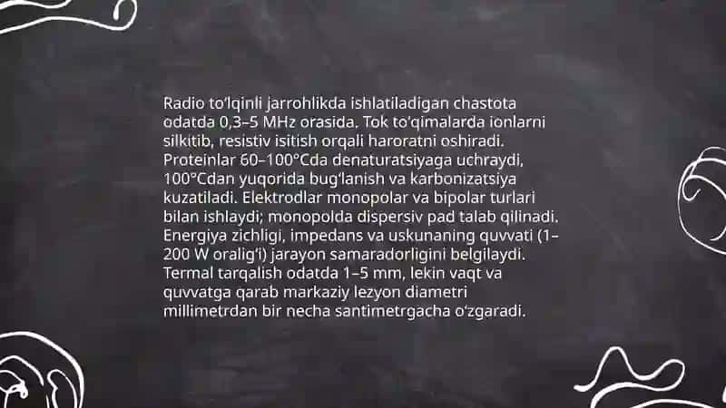 Radio toʻlqinli jarrohlik 4