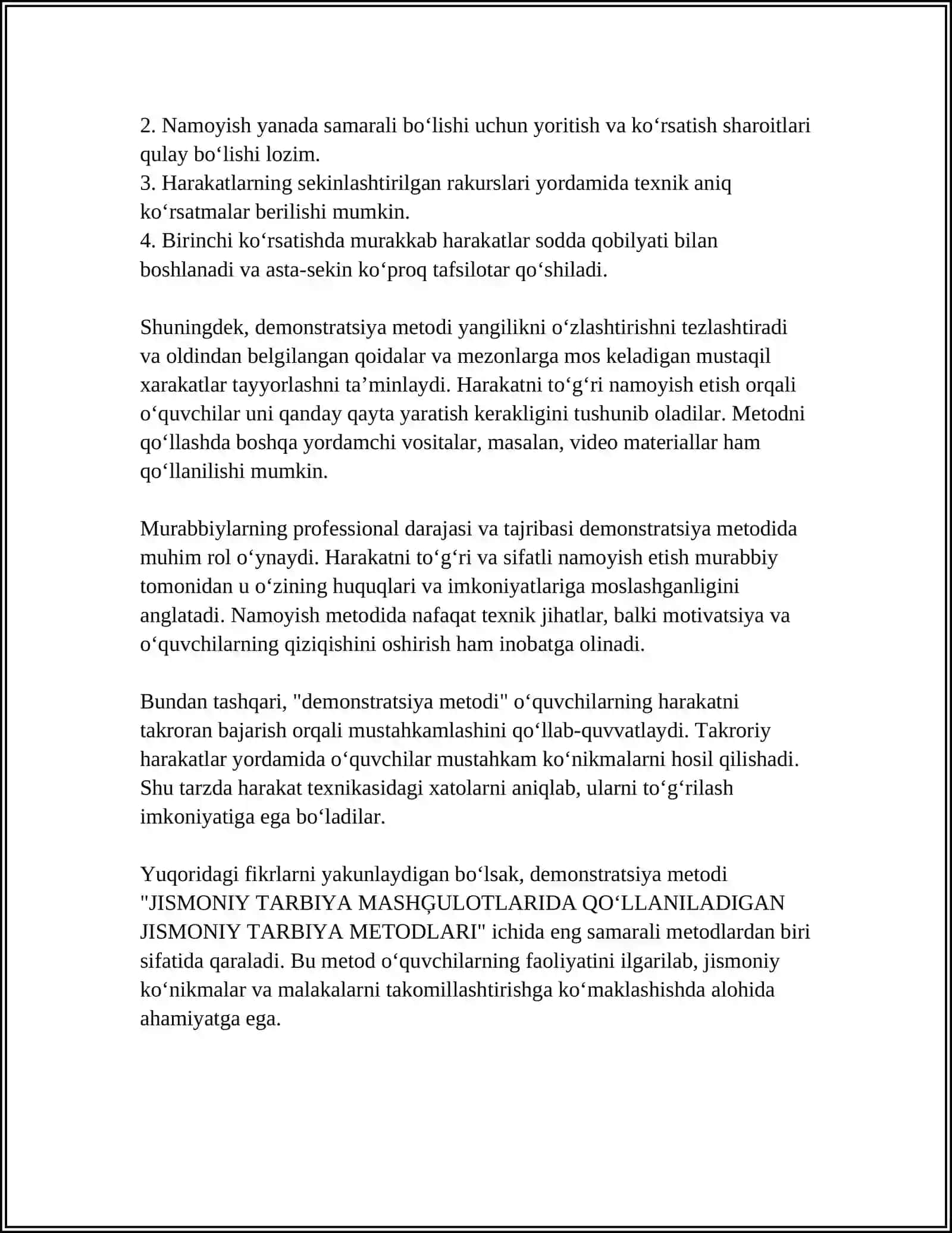 Demonstratsiya (namoyish) metodi 4