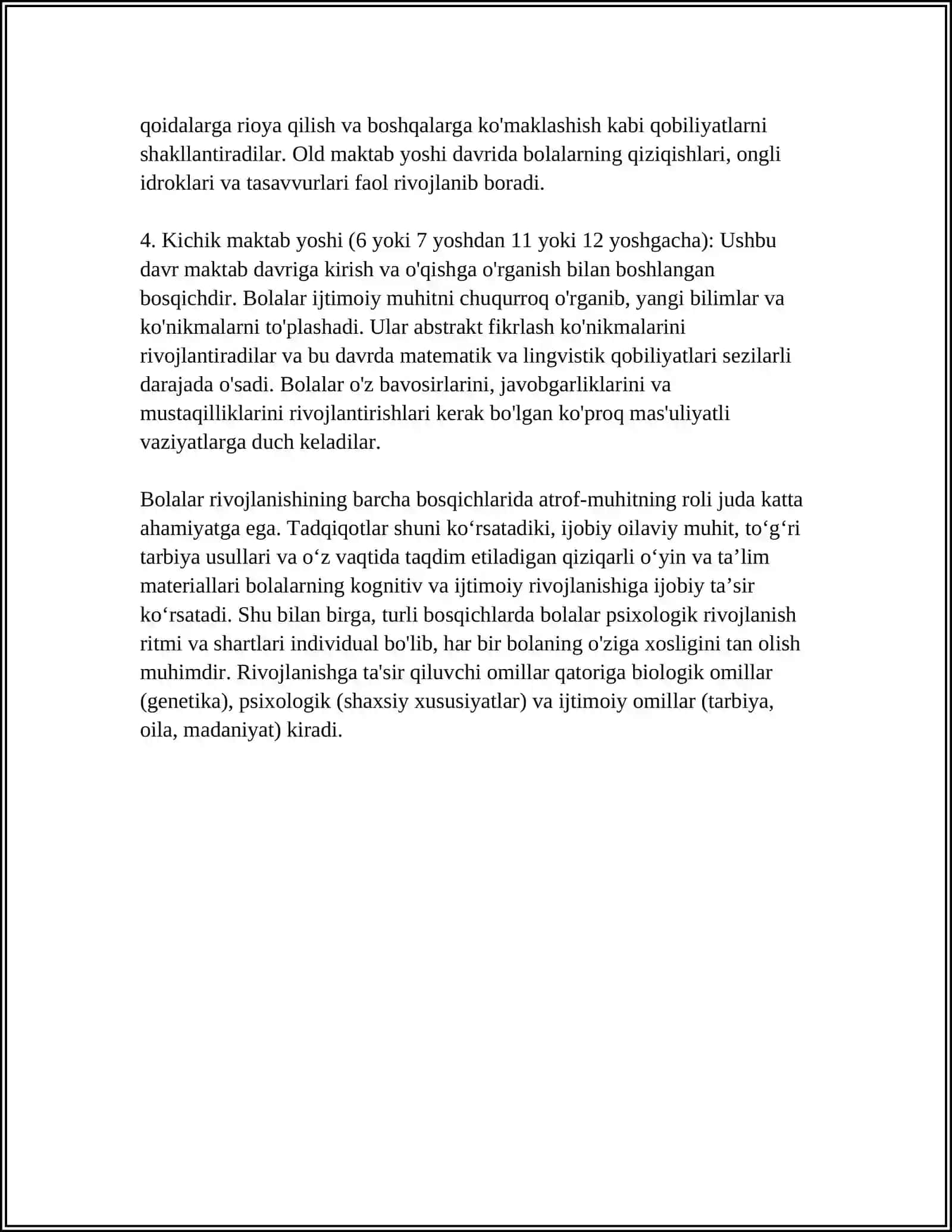 YETUKLIK DAVRI PSIXOLOGIYASI 4
