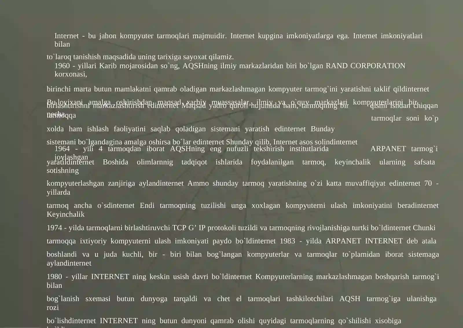 Internettarixi va unda ishlash 4