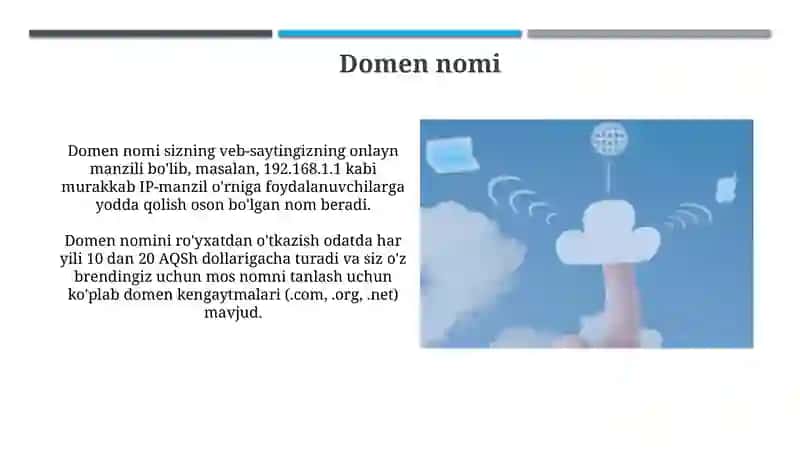Veb-saytni internetda joylashtirish 4
