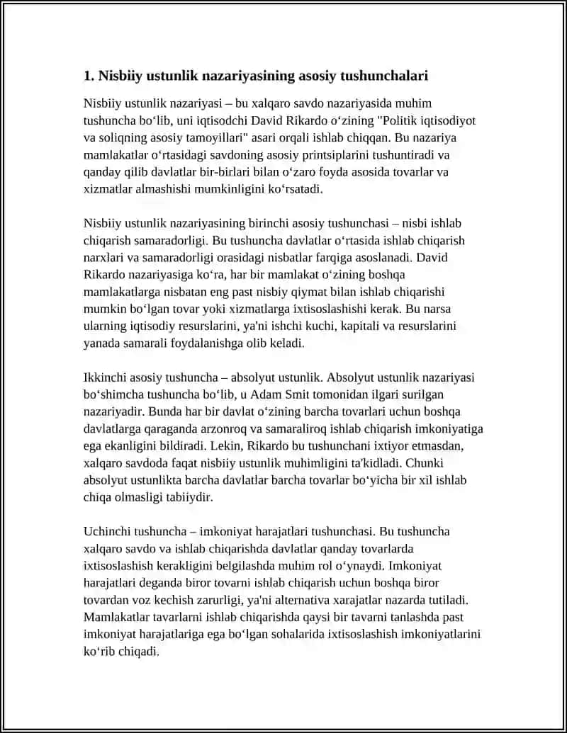 NISBIY USTUNLIK NAZARIYASI 4