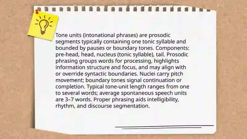 Intonation structure of English 4