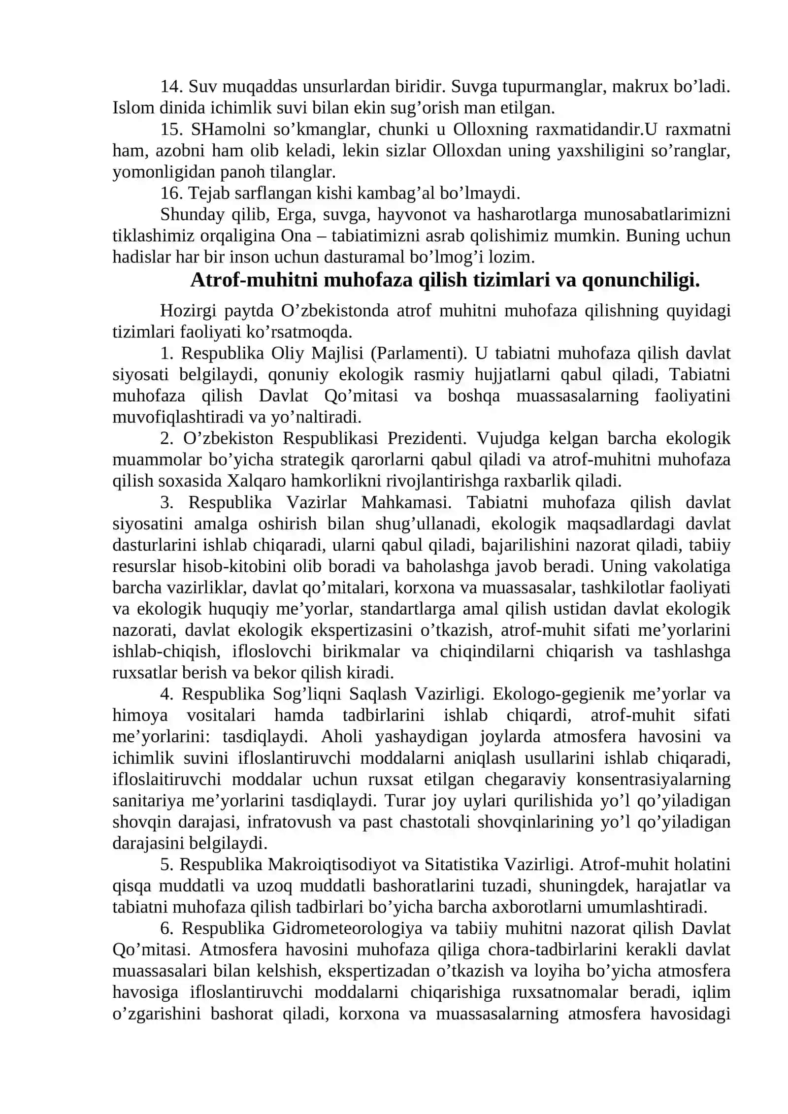 Atrof-muhitning ishlab chiqarish va insonlar faoliyati bilan bog’liqligi 4