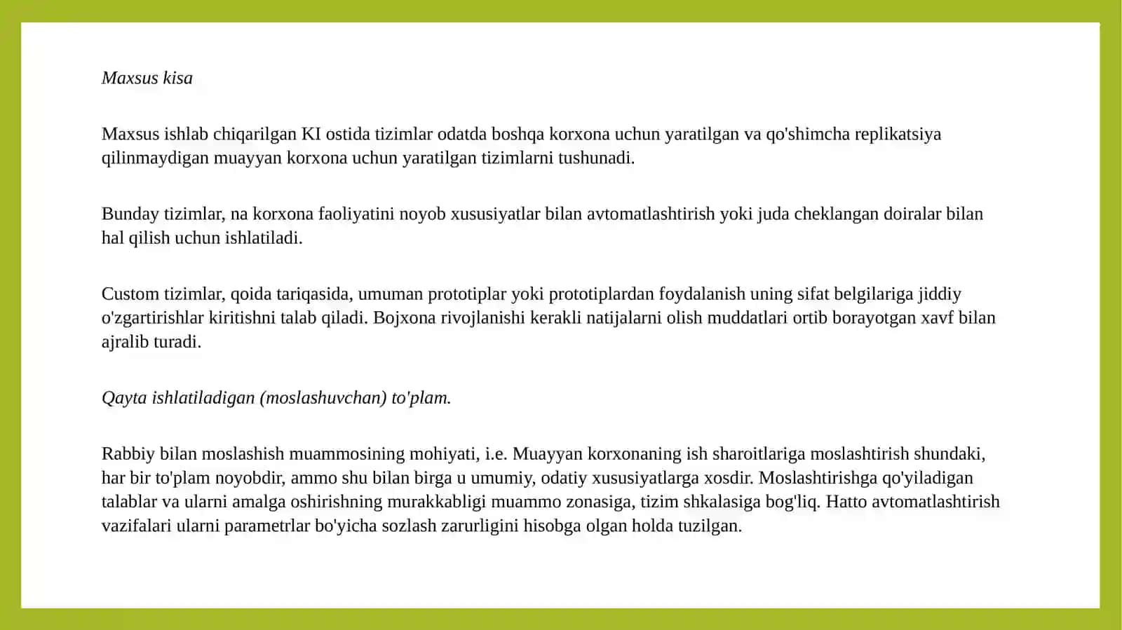 Korporativ axborot tizimlari 4