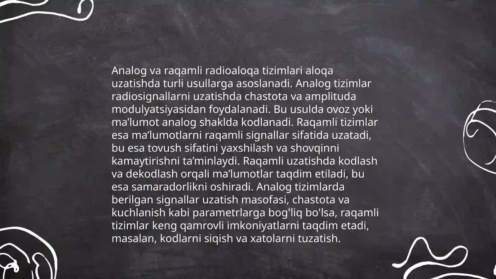 Radioaloqa tizimlari va turlari 4