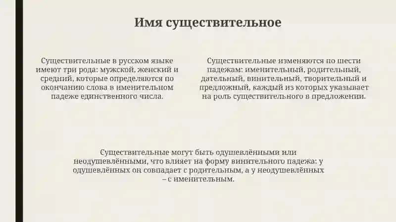 Части речи русского языка 4