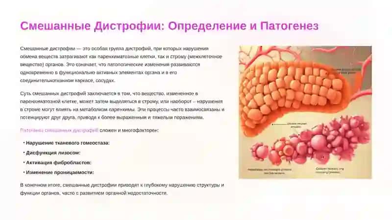 Дистрофия. Классификация и механизмы. 4