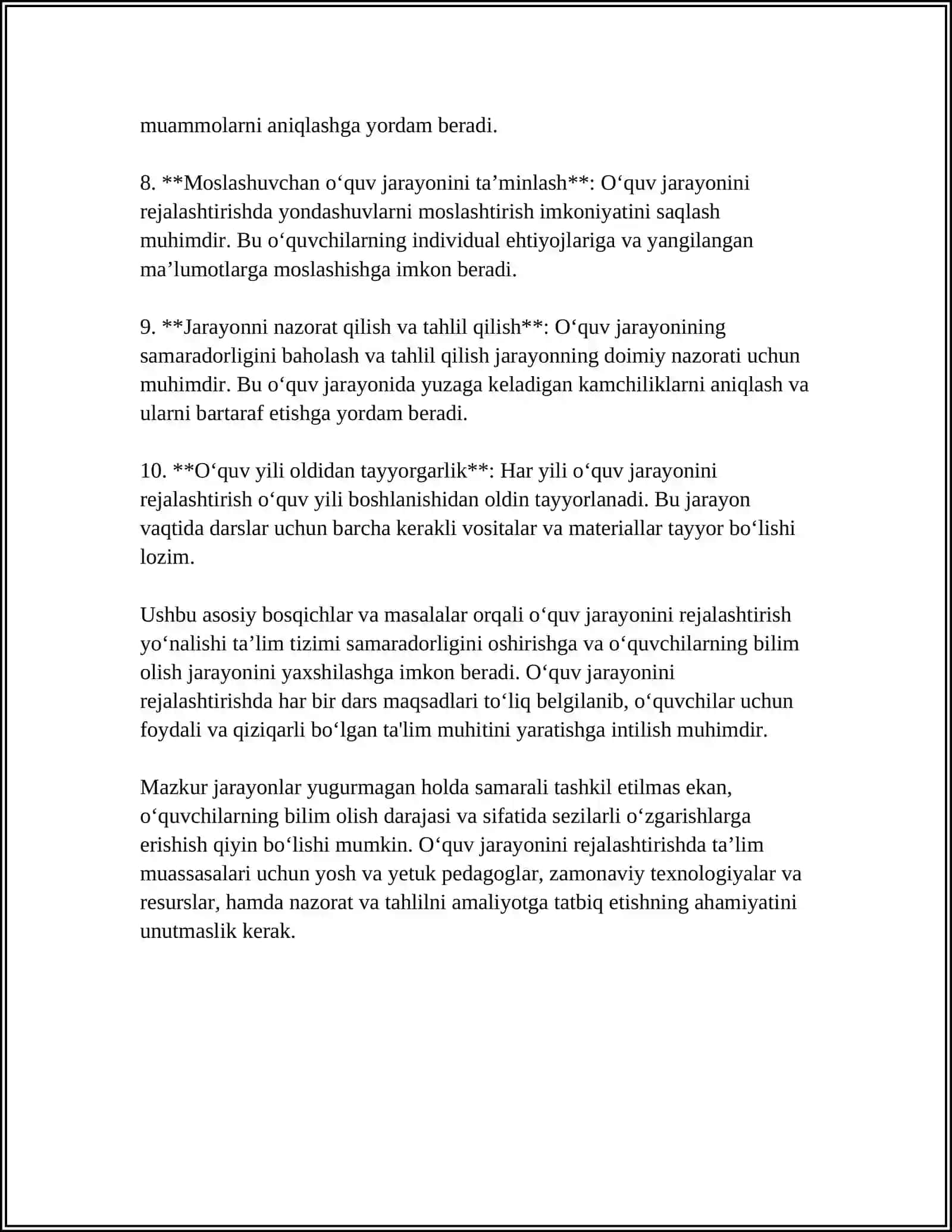 OʻQUVCHILARNI OʻRGANISH METODIKASI 4