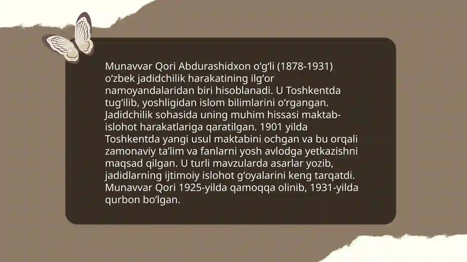 Munavvar Qori, Fitrat, Behbubiy, Avloniy 4