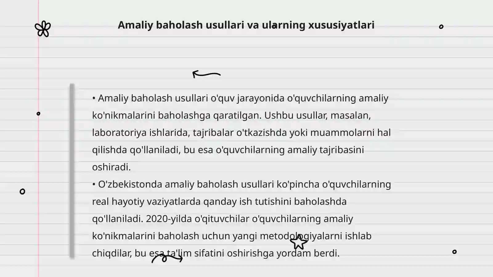 Baholash usullari boyicha nazariy va amaliy usullarni solishtirish 4