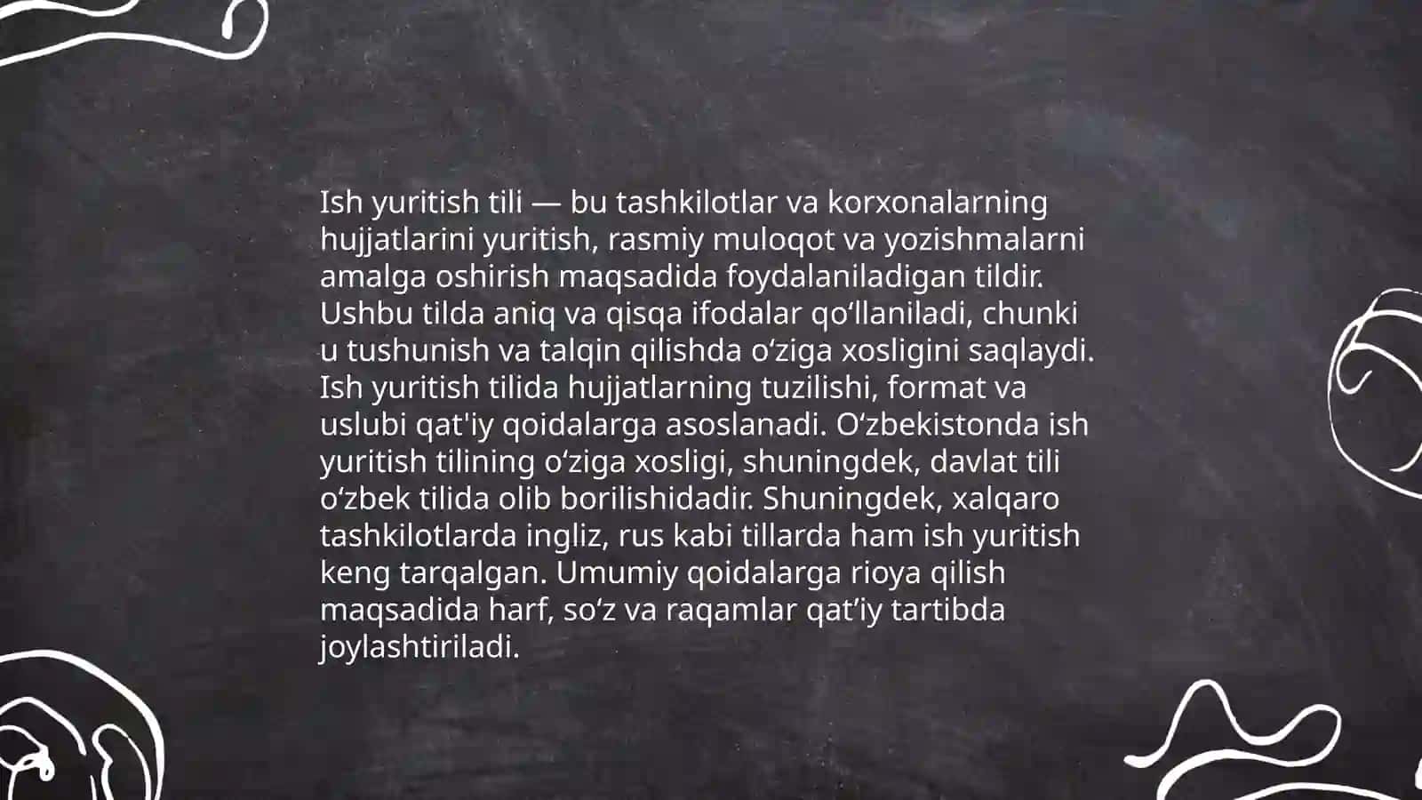 Ish yuritish tili va uslubi 4