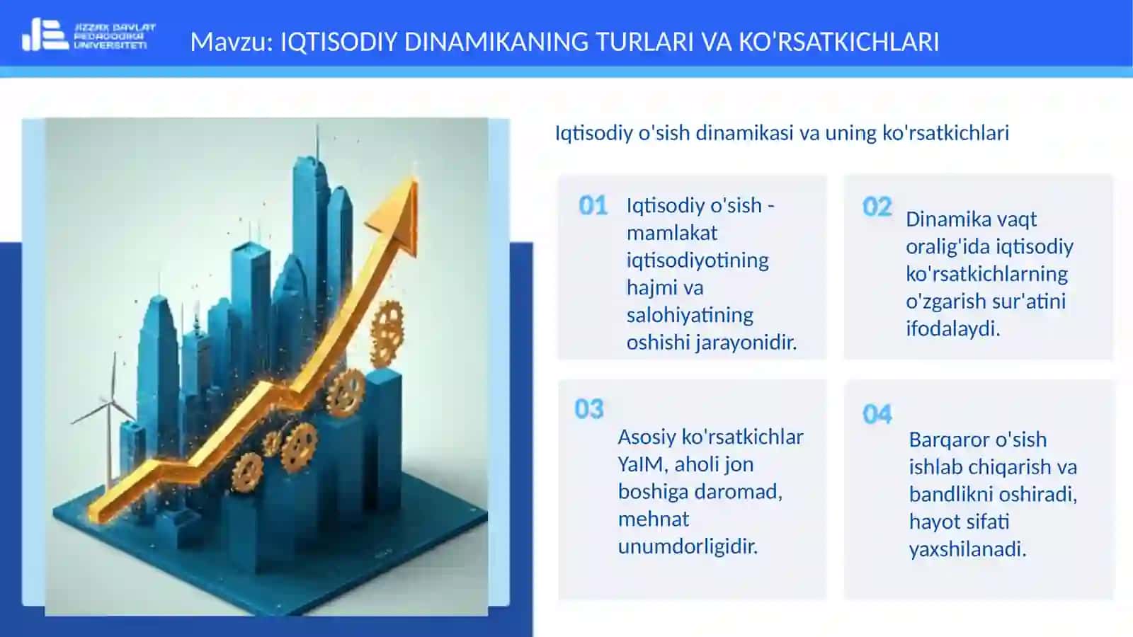 IQTISODIY DINAMIKANING TURLARI VA KO'RSATKICHLARI 4