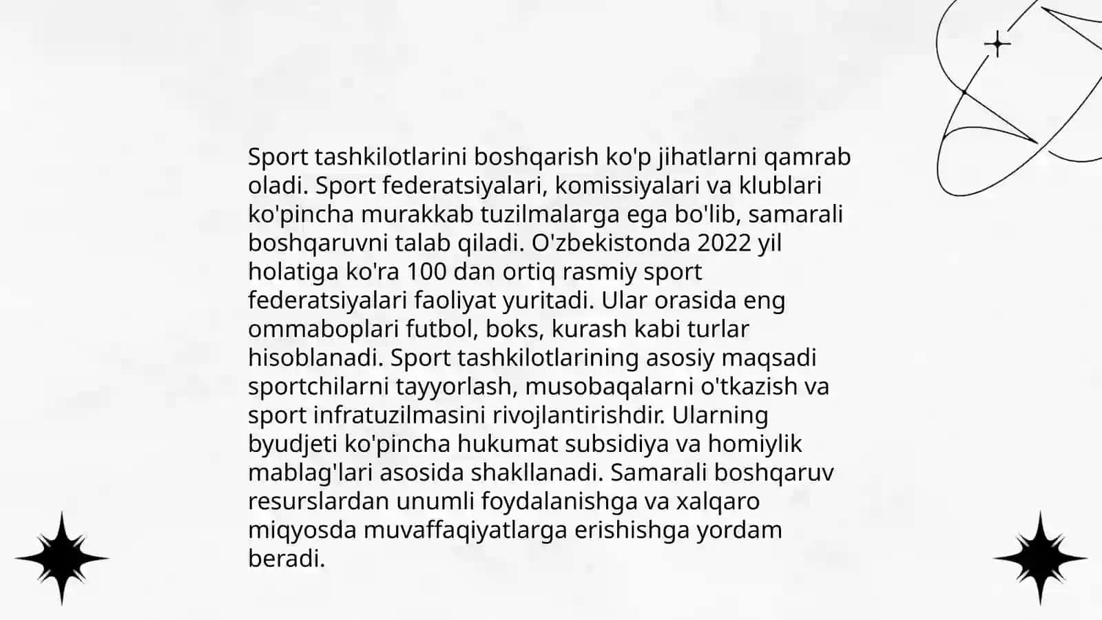 Sport menejmentining tamoillari 4