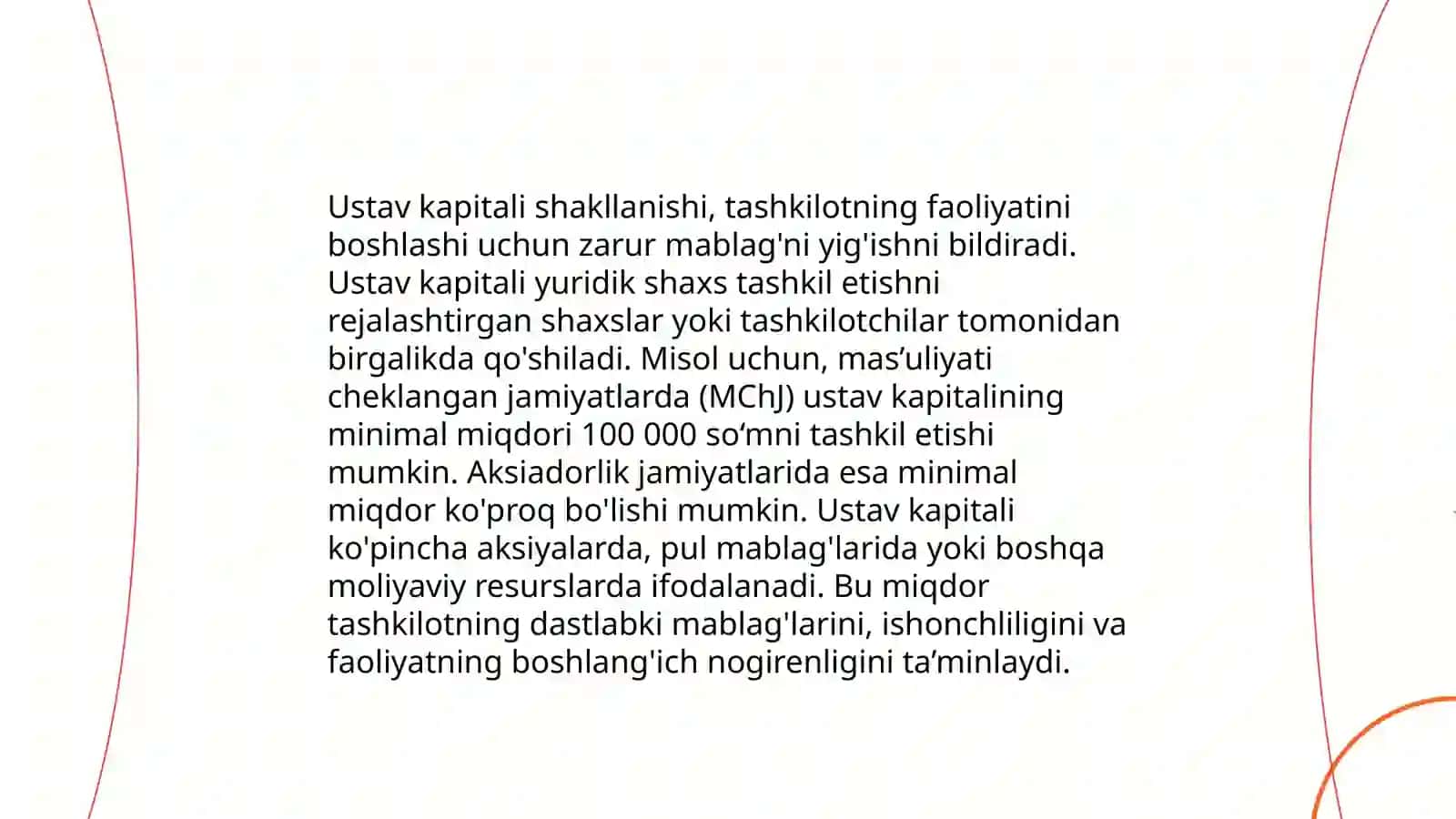Ustav kapitali, rezerv kapitali, qo'shilgan qiymat 4