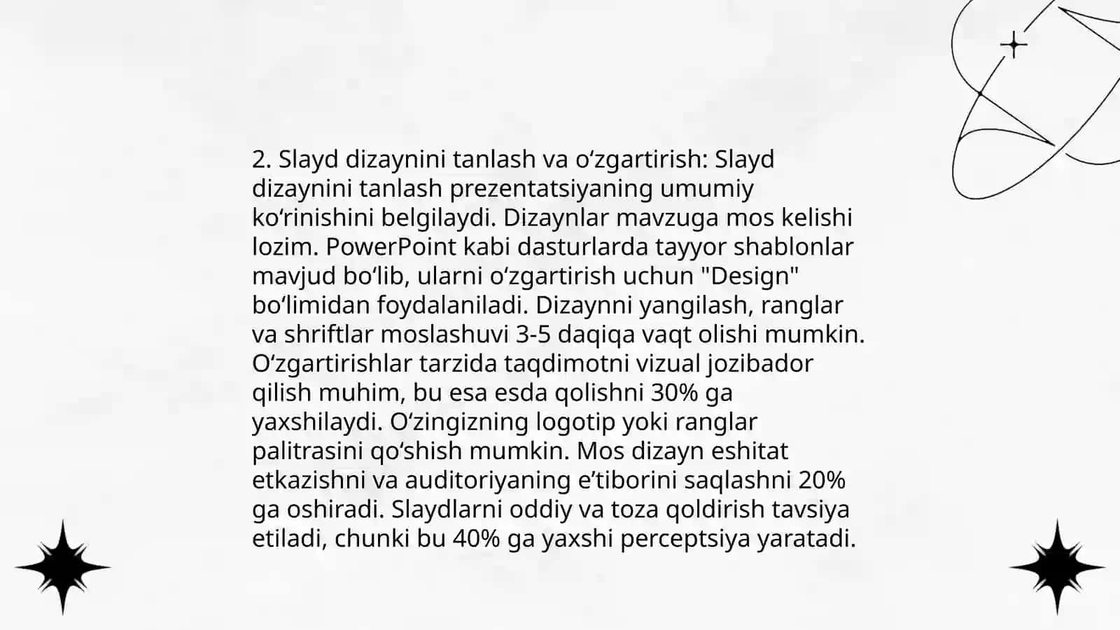 PowerPoint dasturi bilan ishlash 4