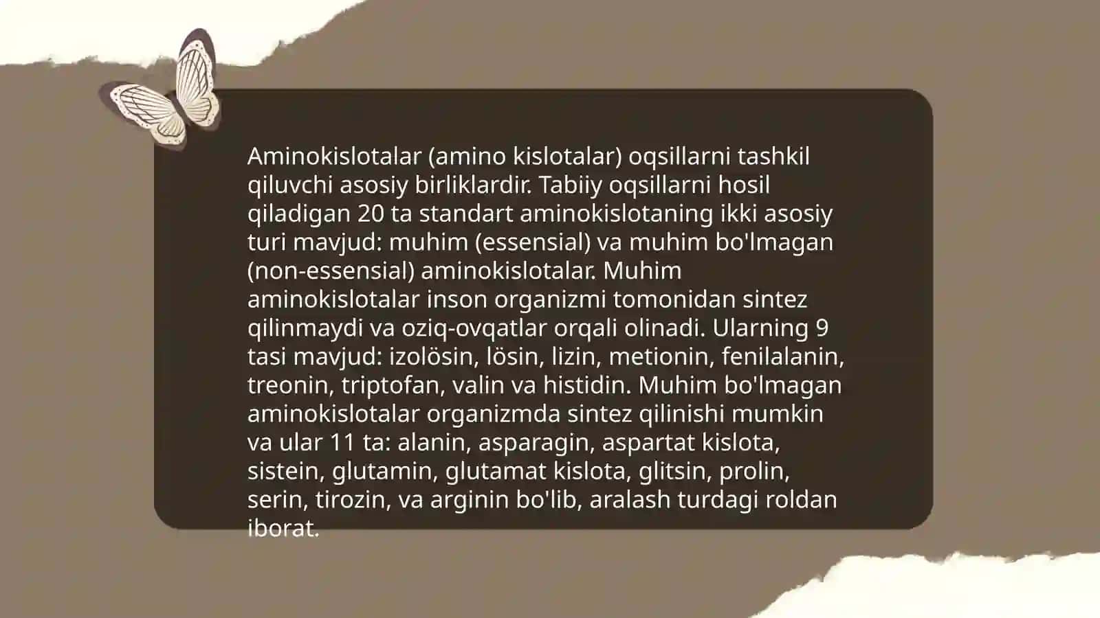 Aminokislotalar 4