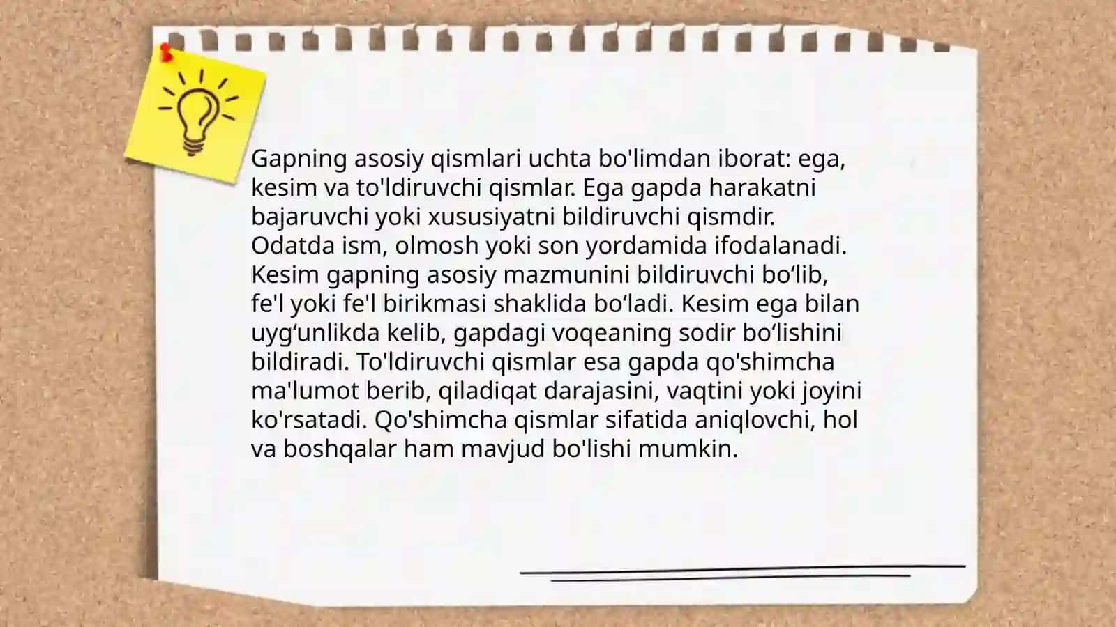 Gap - asosiy tushuncha 4