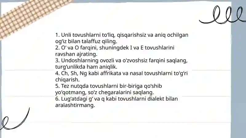 Madaniy nutqning talaffuz va imlo me'yorlari 4