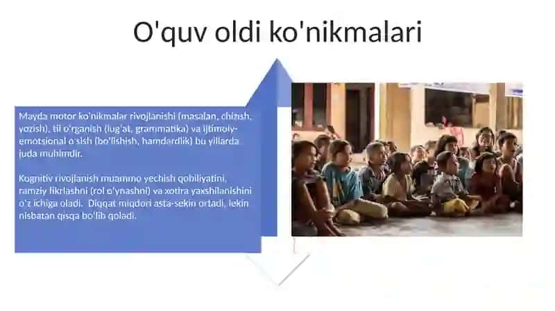 Bolalarning rivojlanishi 4