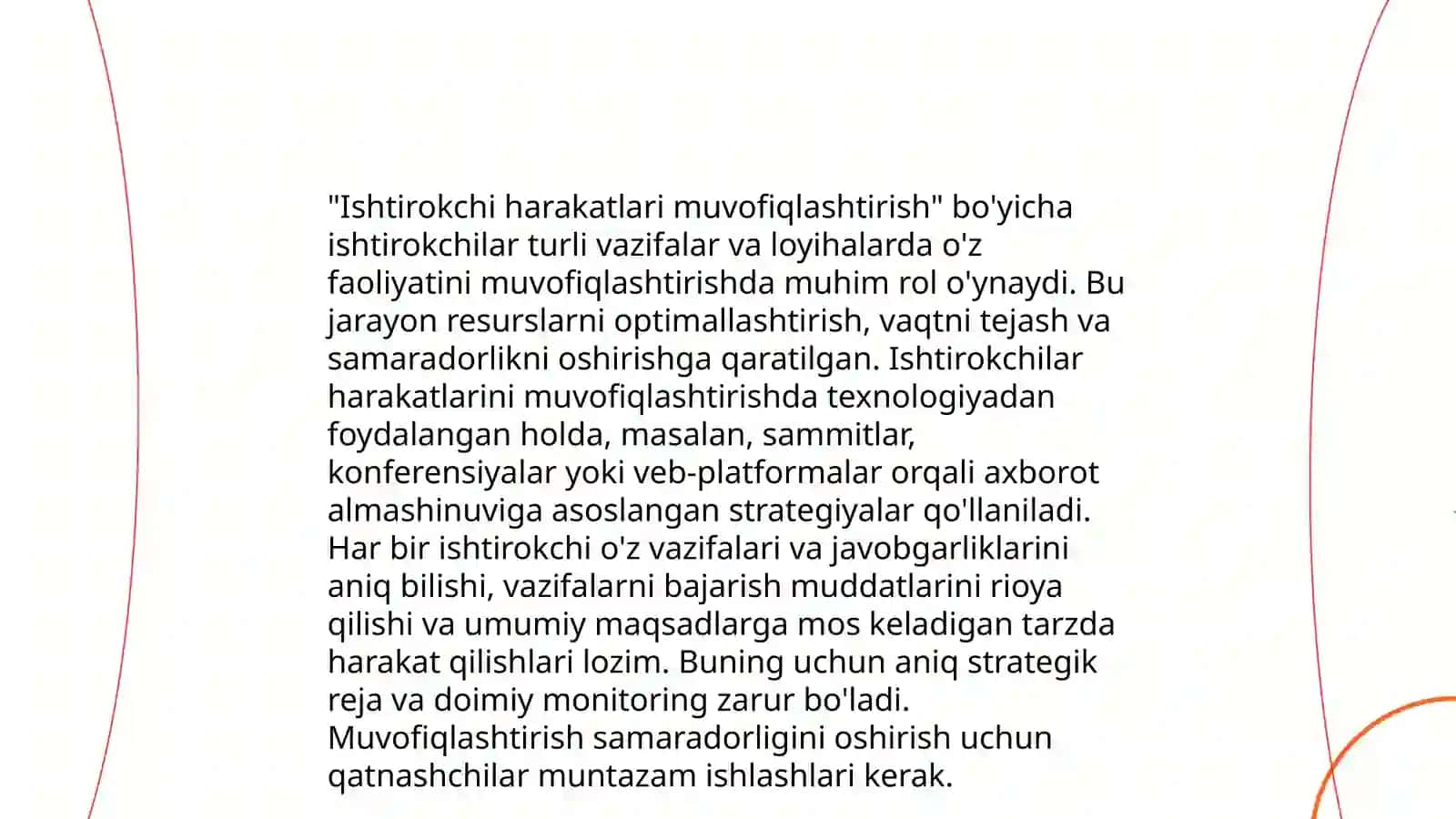 Tartibga soluvchining asosiy ishoralari 4
