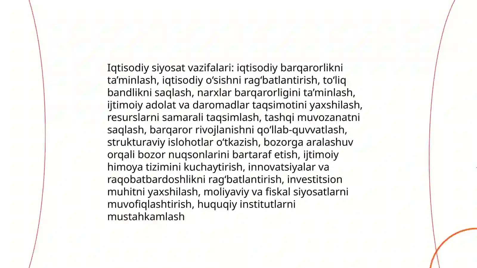 Iqtisodiy siyosat asoslari va tərkibi 4