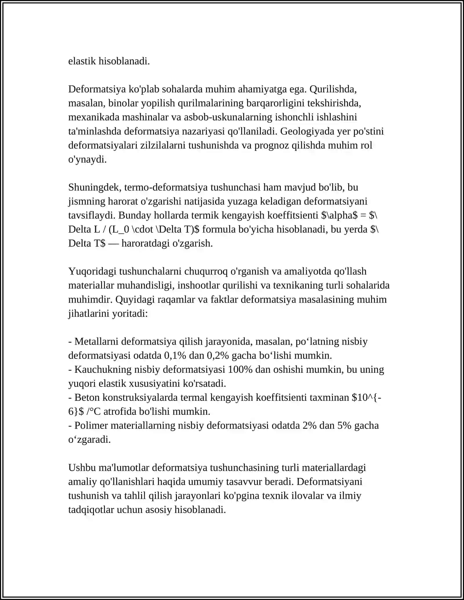 DEFORMATSIYA VA UNING TURLARI 4