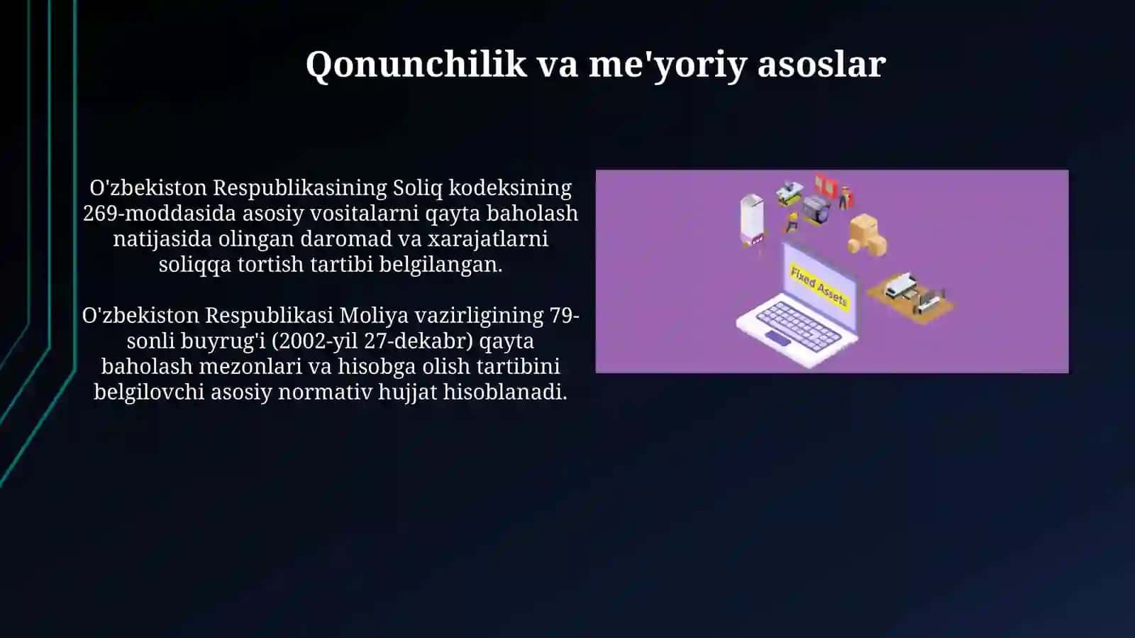 Asosiy vositalarni qayta baholash 4