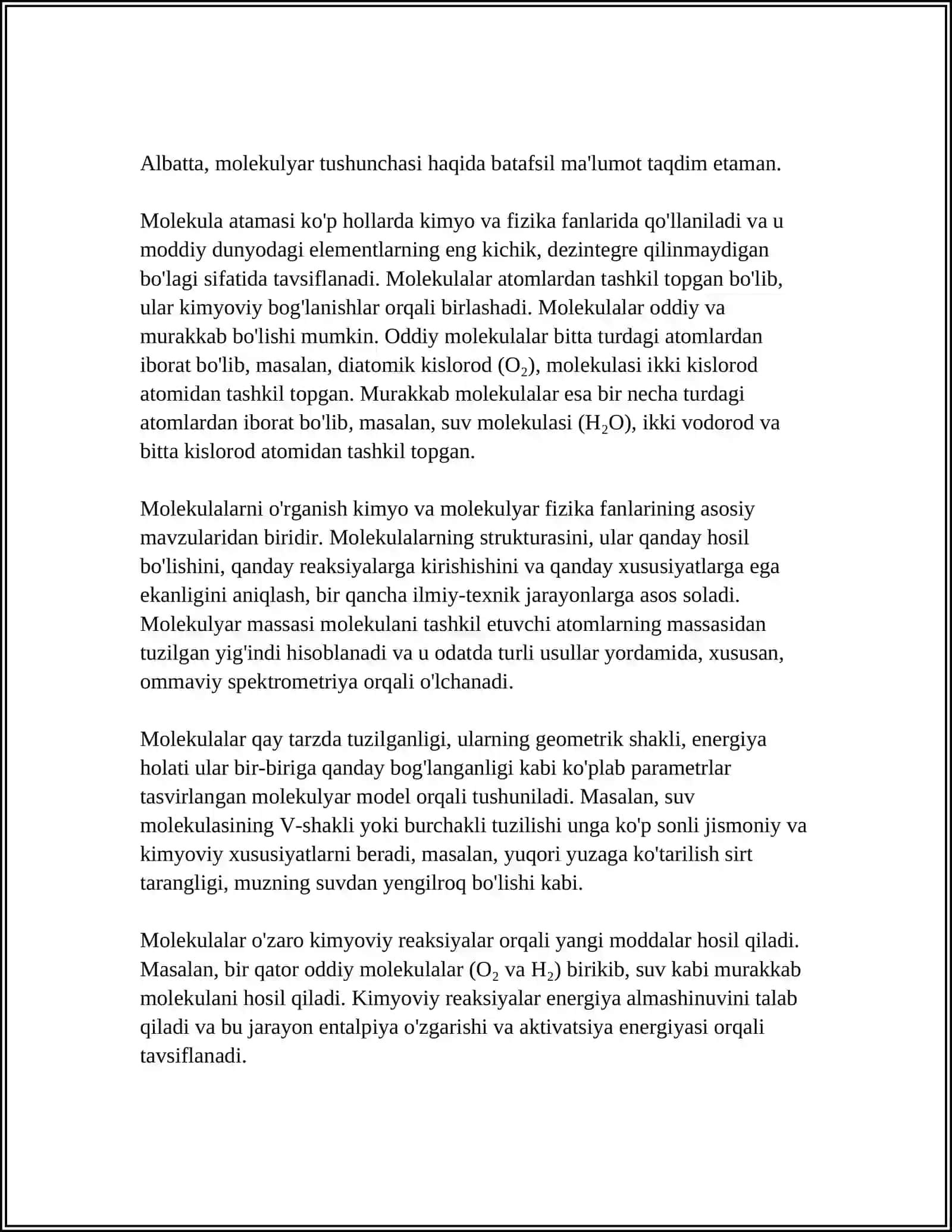 REAKSIYANING TARTIBI VA MOLEKULYARLIGI 4