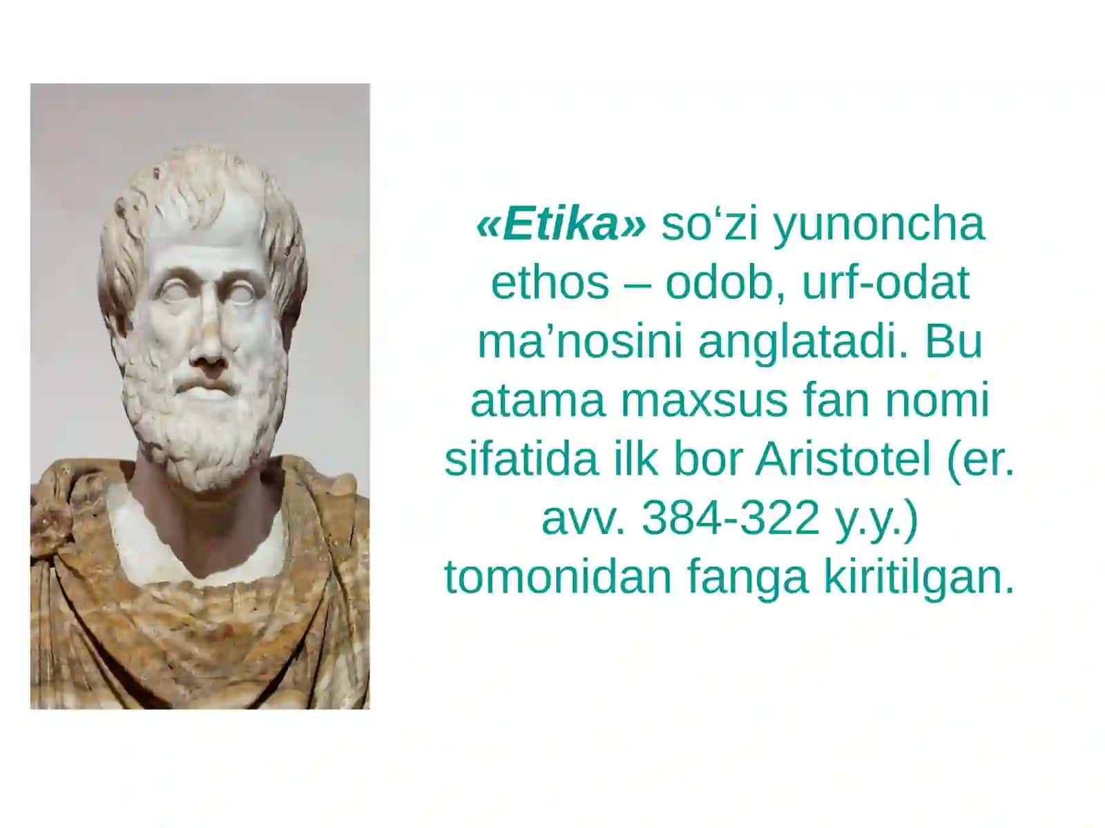 Etika" fanining predmeti va jamiyat hayotidagi ahamiyati 4