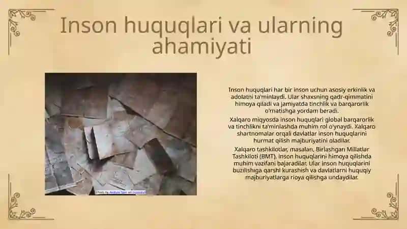 Xalqaro inson huquqlari 4