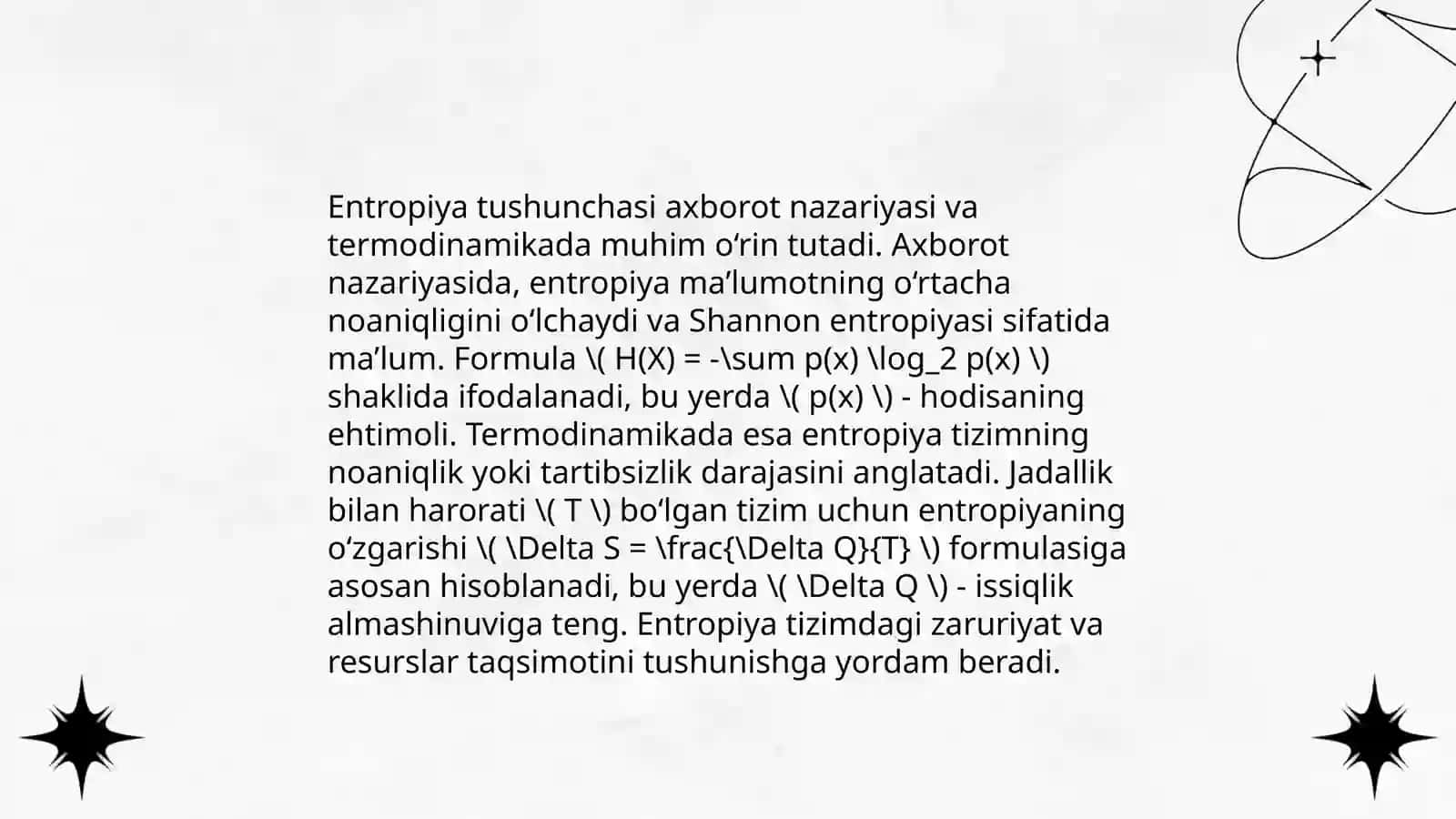 Axborot nazariyasi va entropiya 4