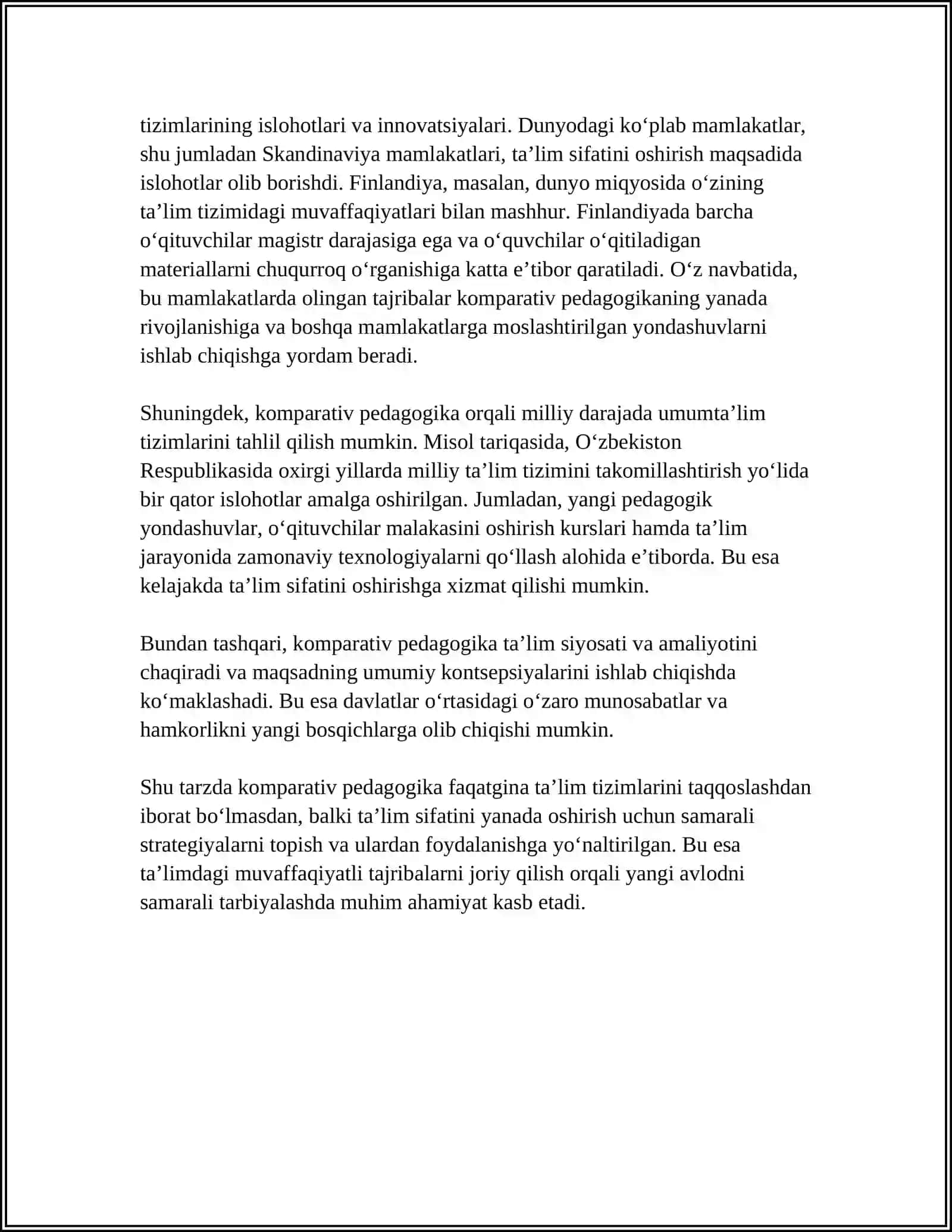 KOMPARATIVISTIK PEDAGOGIKANING TARRAQIYOT BOSQICHLARI 4