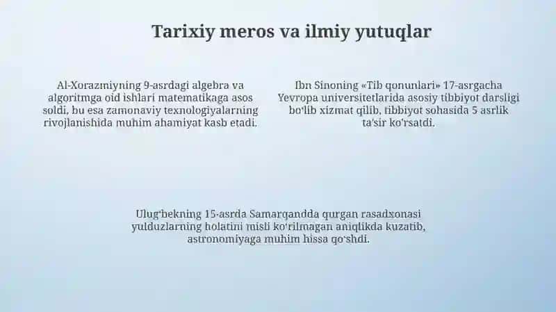 Òzbekistonning eng yangi tarixi 4