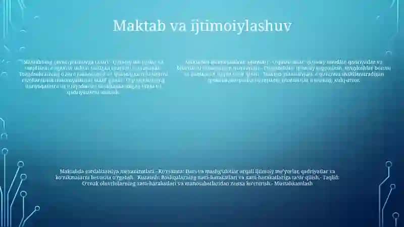 Ijtimoiylashtirishning Omillari Va Mexanizmlari 4