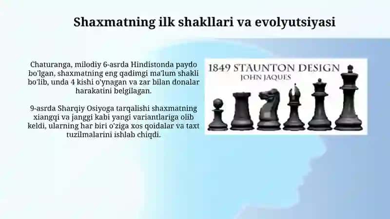 Shaxmatning paydo boʻlishi va rivojlanish tarixi 4